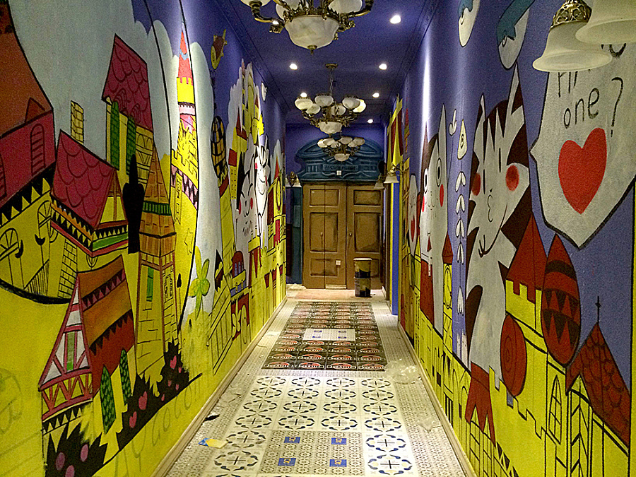 广州北京路迷途主题酒店3D壁画实景图【第二波】|墙绘/立体画|其他|kenvai - 原创设计作品 