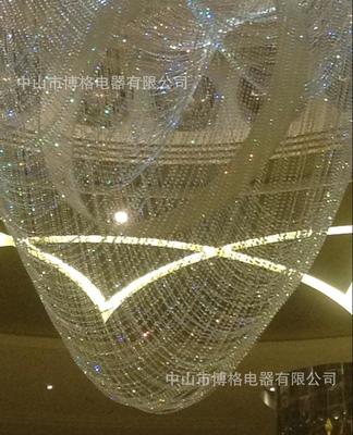 【 设计师设计星级酒店水晶灯 订做酒店非标工程灯饰 沙盘吊灯】价格_厂家_图片 -